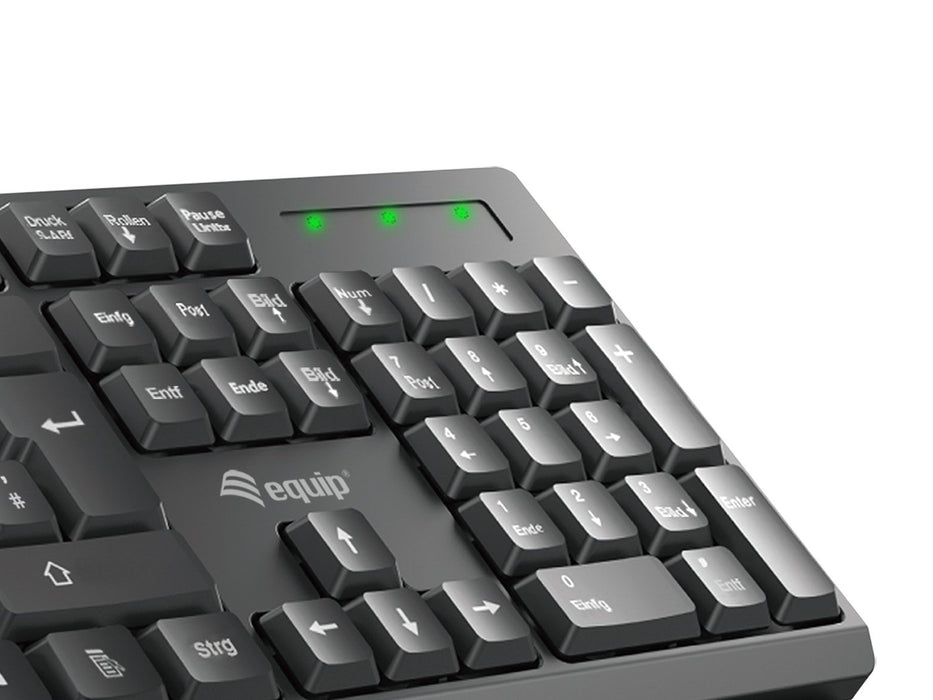 EAN 4015867231005 - Equip 245223 teclado Ratón incluido Oficina RF inalámbrico QWERTY Italiano Negro imagen 5