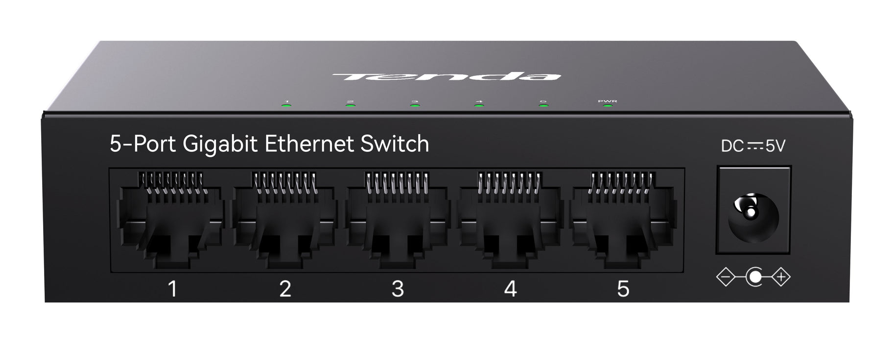 EAN 6932849436853 - Tenda TEG1005M switch No administrado L2 Gigabit Ethernet (10/100/1000) Negro imagen 3