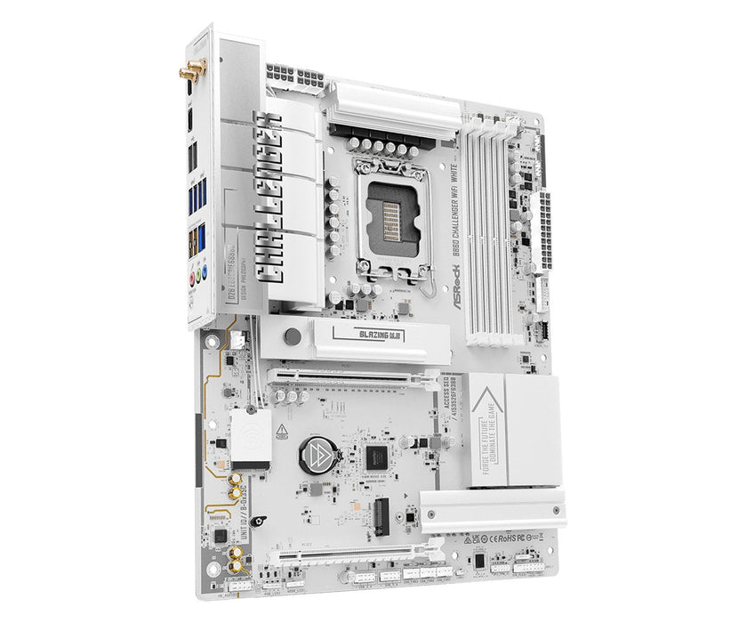 Mb Asrock Intel 1851 B860 Challenger Wifi White