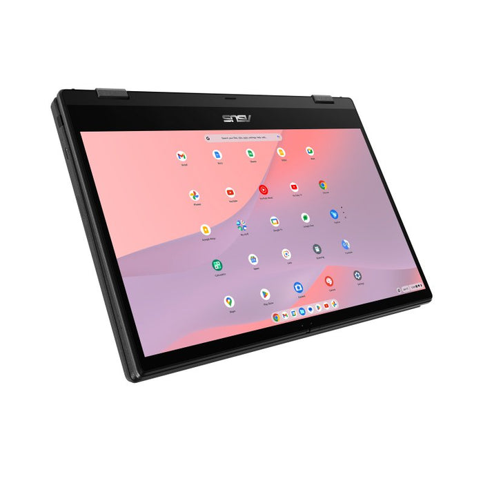 Portatil Asus Chromebook Cm14 Flip Cl1402fm2a-Ec0286 14" Full Hd (Mediatek Kompanio 520, 8gb Ram, 128gb Emmc, Arm Mali-G52 Mc2, Chromeos) Gris Gravidad - Teclado Qwerty Español
