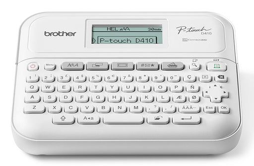 EAN 4977766823449 - Brother PT-D410 impresora de etiquetas Transferencia térmica 180 x 180 DPI 20 mm/s Alámbrico TZe QWERTY imagen 1