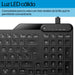EAN 0197192768877 - HP 405 Backlit Wired Keyboard teclado Oficina USB Negro imagen 4