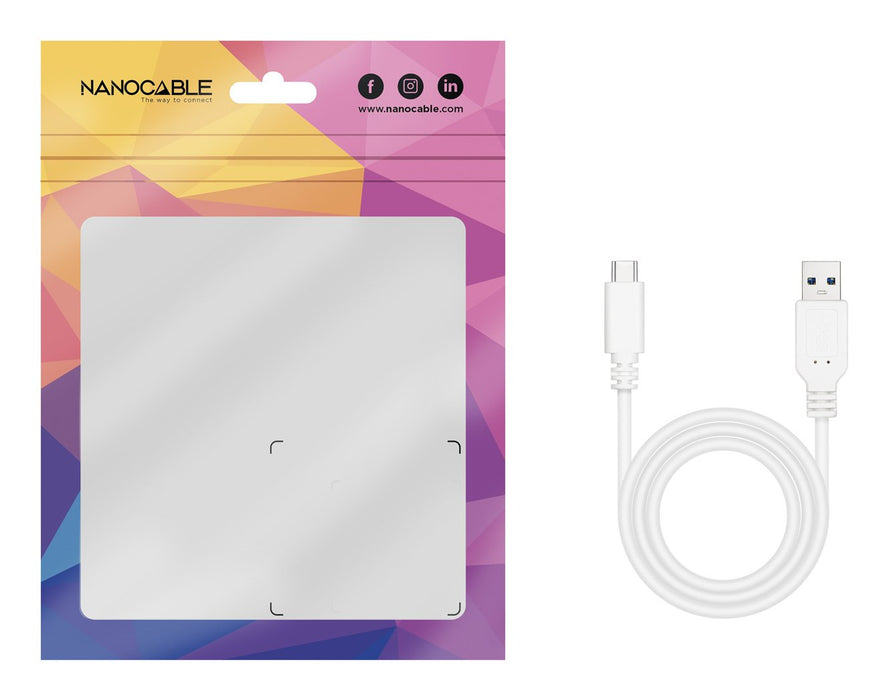 EAN 8433281014725 - Nanocable 10.01.2100-W cable USB USB 2.0 0,5 m USB C USB A imagen 5