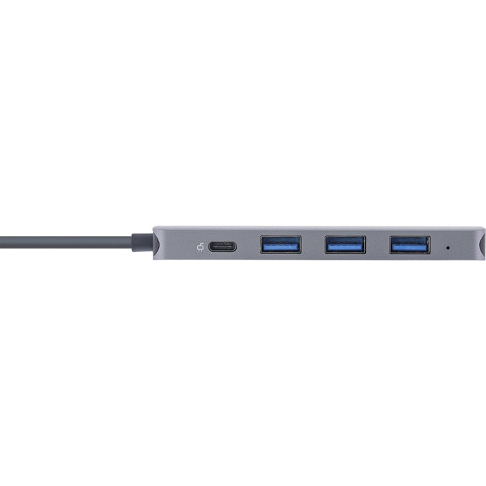 Inline Usb 3.2 Type-C Multi Hub (4x Usb-A 5gb/S + Usb Type-C (Data/Pd 87w), Otg, Carcasa De Aluminio