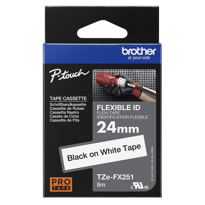 EAN 5715328104983 - Brother TZE-FX251 cinta para impresora de etiquetas Negro sobre blanco imagen 4