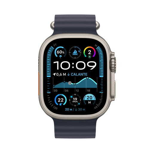 EAN 0195949580475 - Apple Watch Ultra 2 OLED 49 mm Digital 410 x 502 Pixeles Pantalla táctil 4G Titanio GPS (satélite) imagen 2