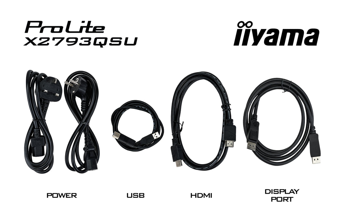 Iiyama 68.6cm 27" X2793qsu-B1 16:9 Hdmi+Dp+2xusb Ips