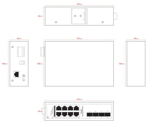 EAN 5715063543818 - Ernitec ELECTRA-IM08-1GB switch imagen 2