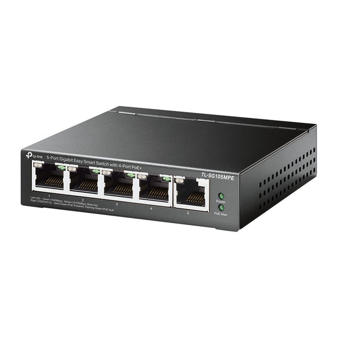 Tp-Link Tl-Sg105mpe Switch L2 Gigabit Ethernet [10/100/1000] Energía Sobre Ethernet [Poe] Negro