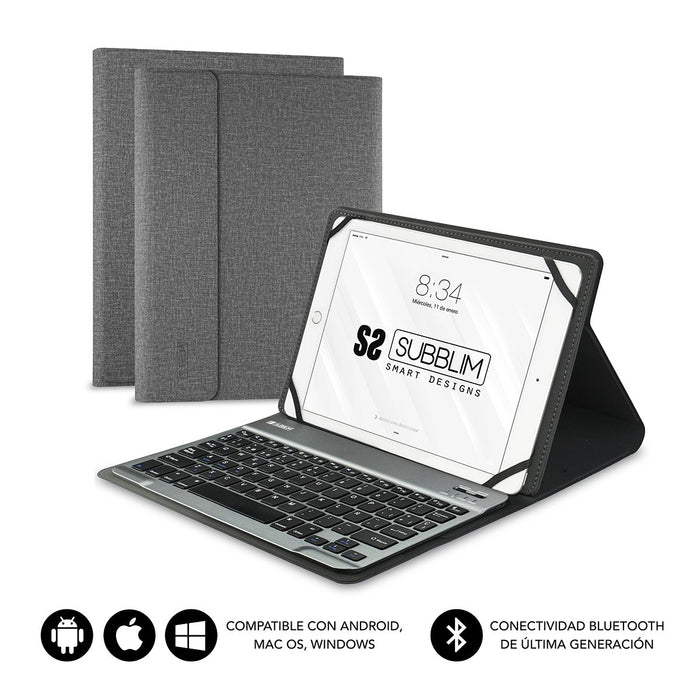 EAN 8436586741082 - SUBBLIM SUB-KT2-BT0002 teclado para móvil QWERTY Español Gris imagen 1