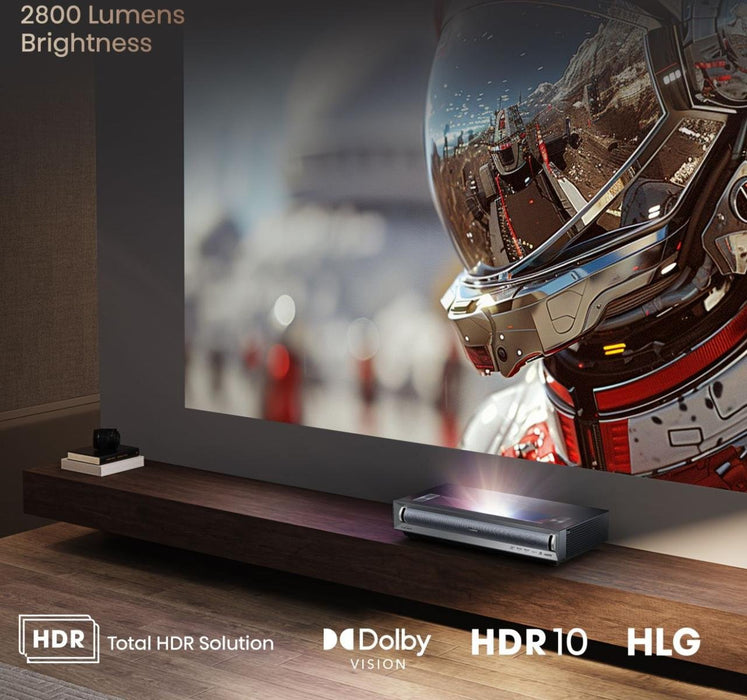 EAN 6942351411149 - Hisense PX3 proyector de TV Proyector de alcance ultracorto 2800 lúmenes ANSI UHD 4K (3840x2160) Negro, G imagen 11