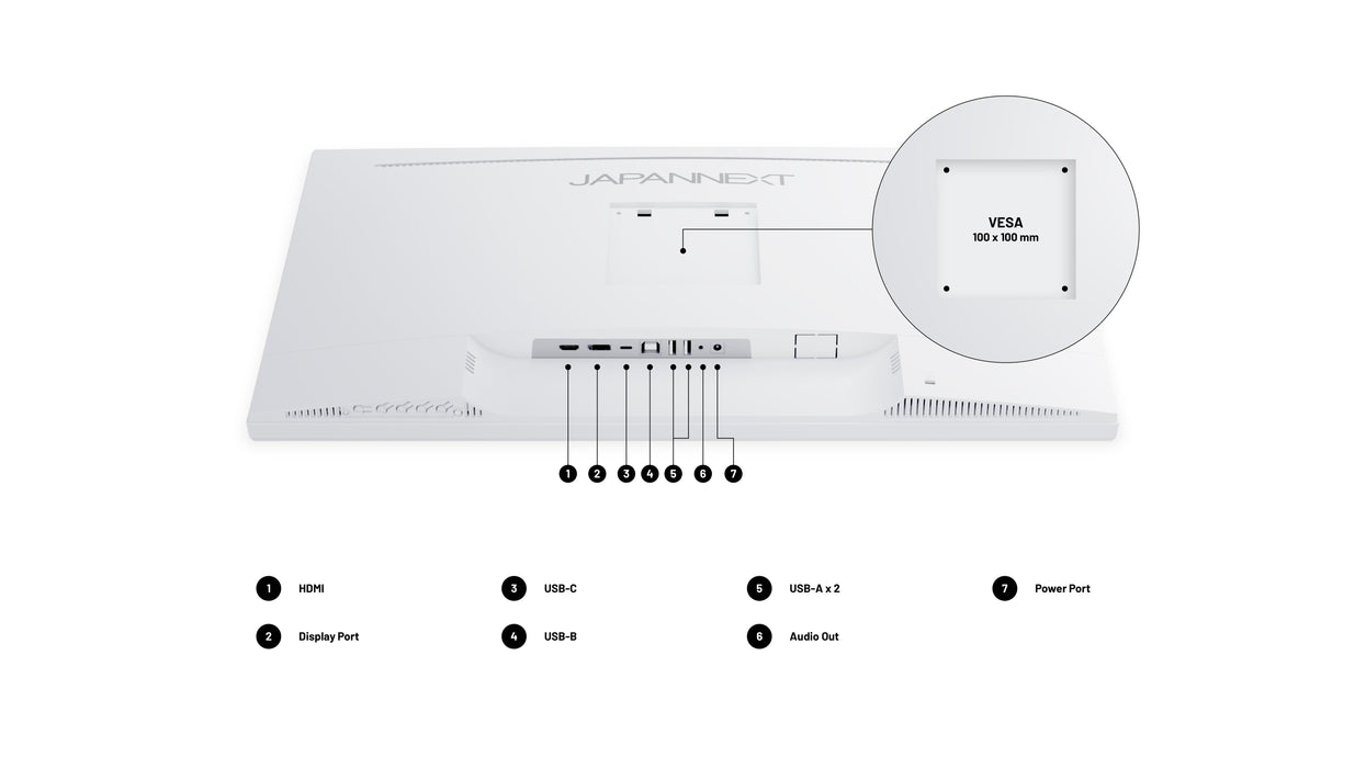 EAN 4589511188866 - JAPANNEXT JN-IPS270UHD60F-C65W-HSP-W pantalla para PC 68,6 cm (27") 3840 x 2160 Pixeles 4K Ultra HD LED B imagen 5