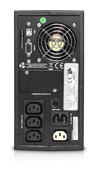 EAN 8023251002274 - Riello VST 800 sistema de alimentación ininterrumpida (UPS) Línea interactiva 0,8 kVA 640 W 4 salidas AC imagen 2