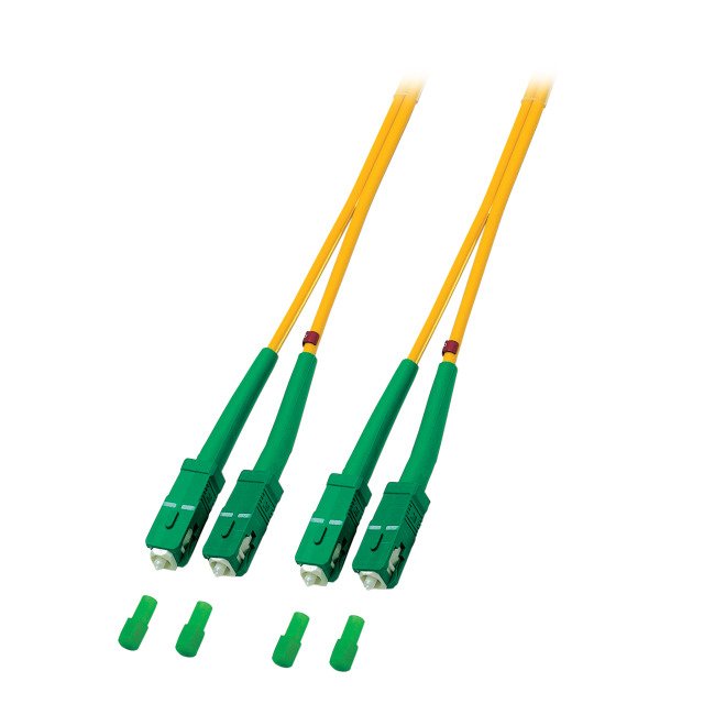 Efb Elektronik O2561.2 Cable De Fibra Optica 2 M Sc/Apc Os2 Amarillo