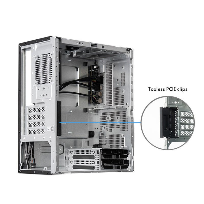 EAN 0753263078889 - Chieftec Midi Tower BS-20B-OP, Schwarz o.NT Negro imagen 6