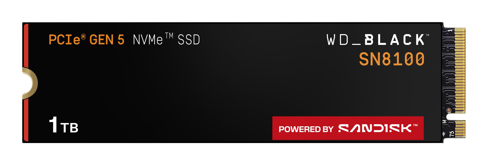EAN 0619659220884 - SanDisk Black WD_BLACK SN8100 NVMe 1 TB M.2 PCI Express 5.0 TLC 3D NAND imagen 1