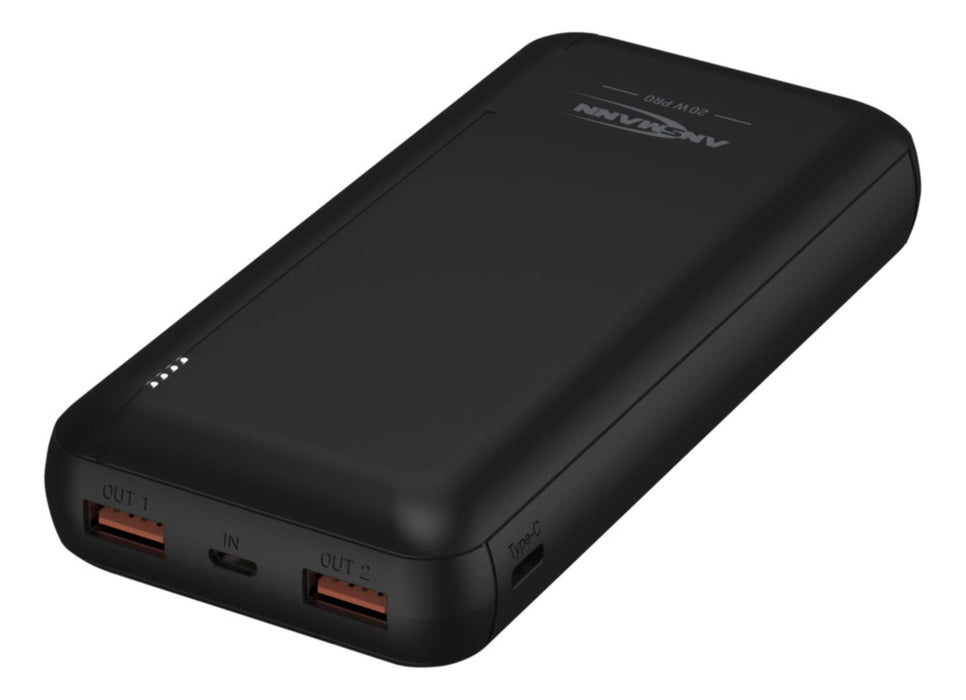 EAN 4013674187195 - Ansmann PB320PD Polímero de litio 20000 mAh Negro imagen 1