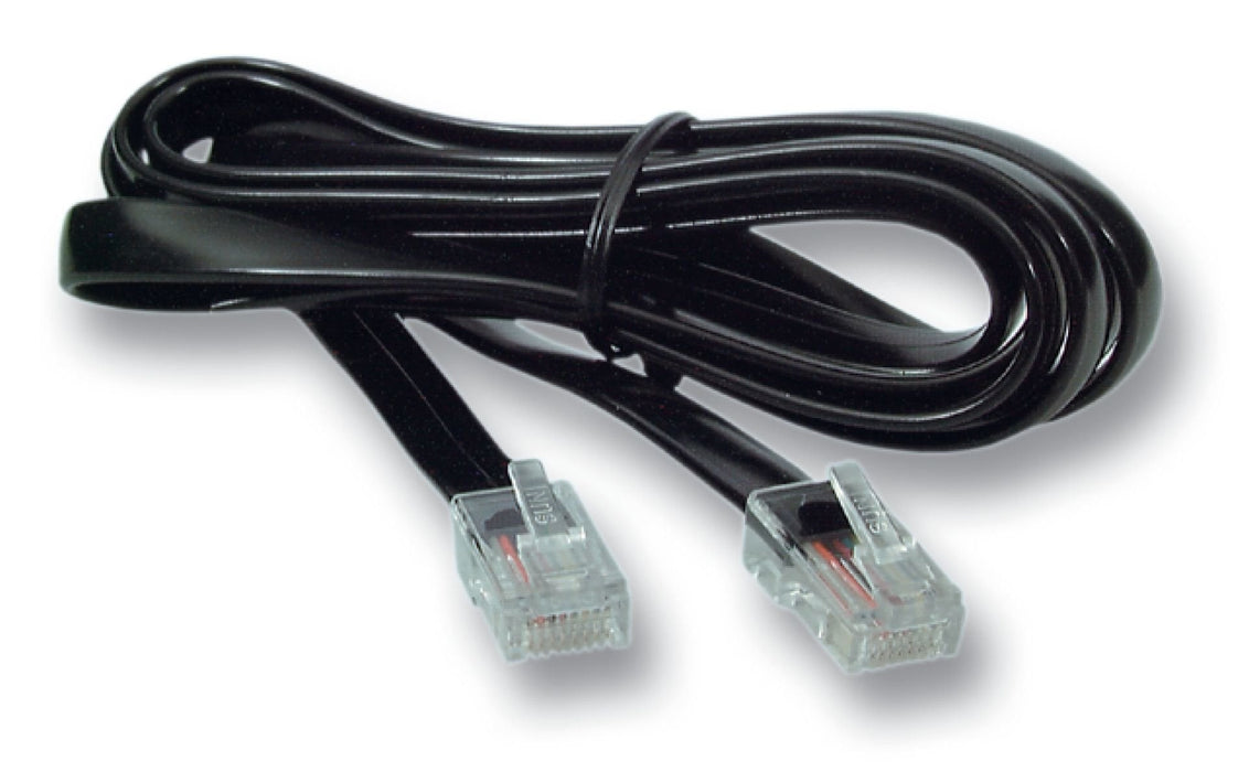 Efb Modularcable Schwarz, 2 X Rj10 (4 4) Stecker, 1:1, 15,0 M