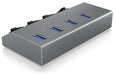 EAN 4250078164883 - ICY BOX IB-HUB1405 USB 3.2 Gen 1 (3.1 Gen 1) Type-B 5000 Mbit/s Antracita imagen 5