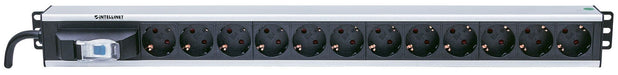 EAN 0766623711449 - Intellinet 711449 unidad de distribución de energía (PDU) 12 salidas AC Negro, Gris imagen 3
