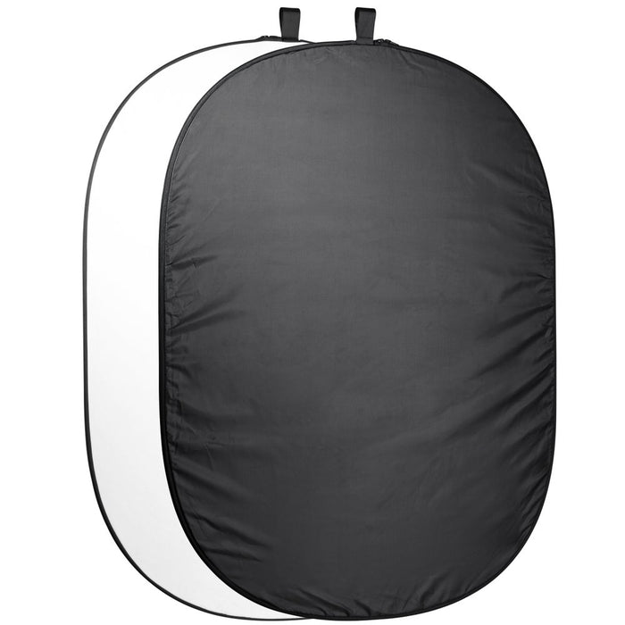 EAN 4250234507554 - Walimex 20755 fondo para fotografía Algodón, Metal Monocromo Negro, Blanco imagen 1