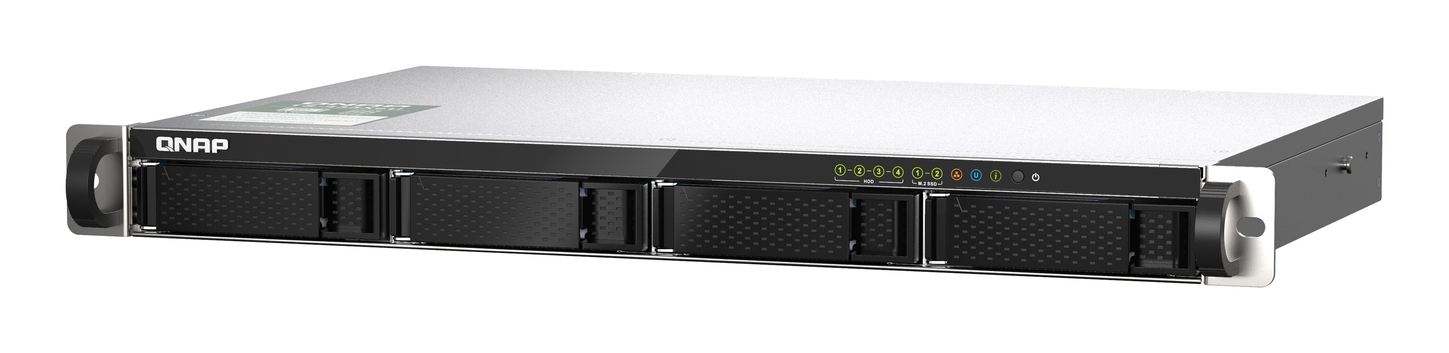 EAN 0885022021550 - QNAP TS-435XeU NAS Bastidor (1U) Marvell CN9131 4 GB DDR4 0 TB QNAP QTS Negro, Gris imagen 5