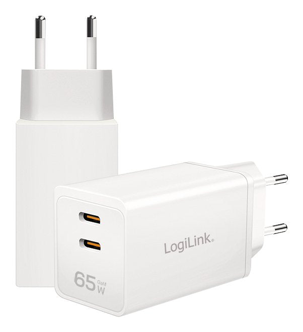 Logilink Pa0367 Cargador De Dispositivo Móvil Universal Blanco Corriente Alterna Carga Rápida Interior