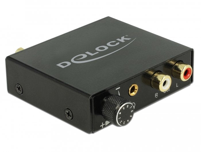 EAN 4043619639724 - DeLOCK 63972 convertidor de audio Negro imagen 1