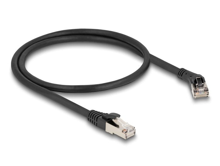 Delock Rj45 Cable De Red Cat.8.1 S/Ftp Macho 45° Nach Rechts Angular