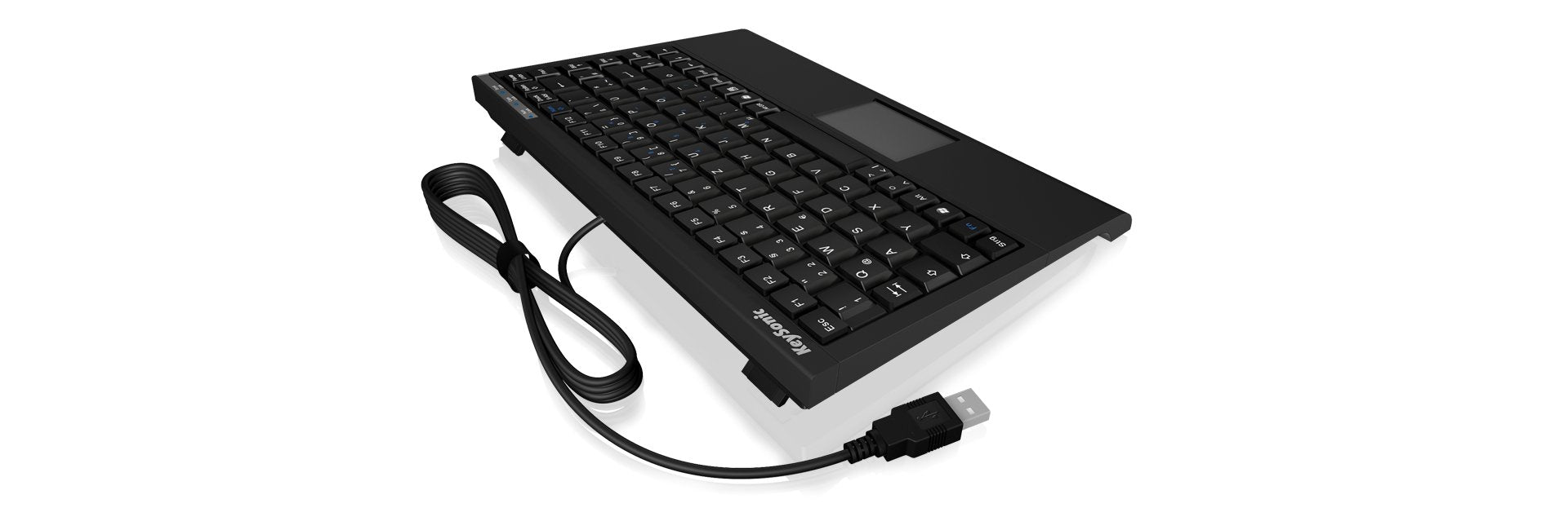 EAN 4250078143130 - KeySonic ACK-540U+ (US) teclado Oficina USB QWERTY Inglés de EE. UU. Negro imagen 3