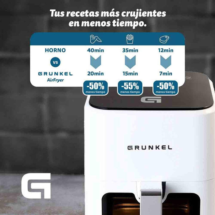 EAN 8426156017778 - Grunkel WHITEEASYFRYER freidora Sencillo 4 L Independiente 1200 W Freidora de aire caliente Blanco imagen 2