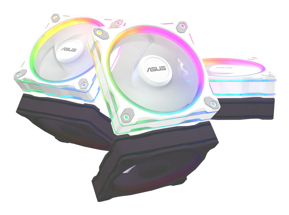 EAN 4711636046138 - ASUS Prime MR120 Fan ARGB Reverse White 3in1 Carcasa del ordenador Ventilador 12 cm Blanco 3 pieza(s) imagen 2