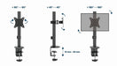 EAN 8716309127561 - Gembird MA-D1-02 soporte para monitor 81,3 cm (32") Escritorio Negro imagen 12
