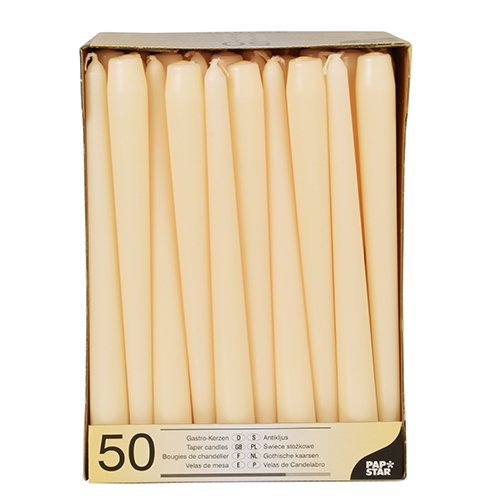 Candle Papstar Kerzen 25 Cm Champagner