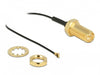 EAN 4043619904785 - DeLOCK 90478 cable coaxial 0,35 m Negro imagen 1