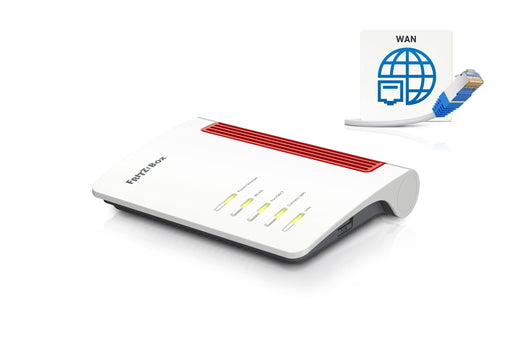 EAN 4023125030673 - Box 4050 router inalámbrico Gigabit Ethernet Doble banda (2,4 GHz / 5 GHz) Blanco, Rojo imagen 2