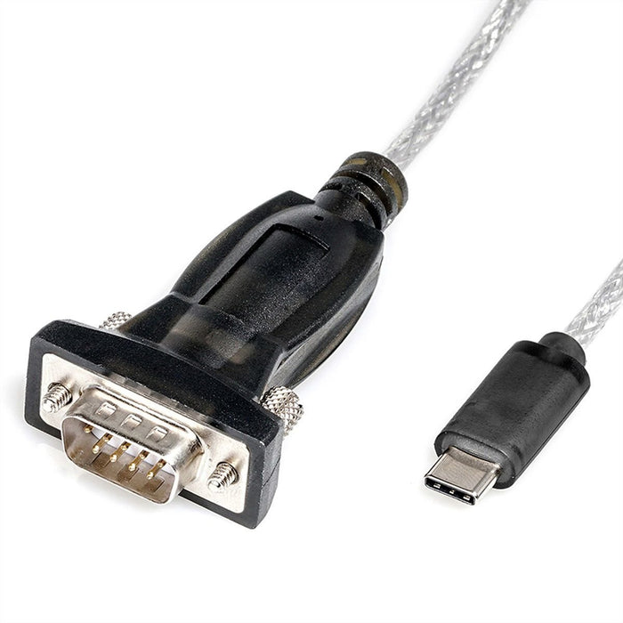 EAN 7630049619982 - ROLINE 12.02.1164 cable de serie Negro 1,8 m USB Tipo C DB-9 imagen 2