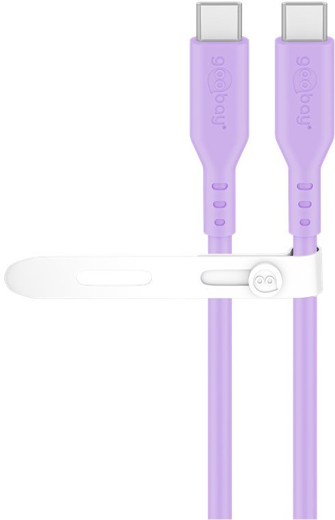 EAN 4040849777455 - Goobay 77745 cable USB USB 2.0 1,5 m USB C Púrpura imagen 2