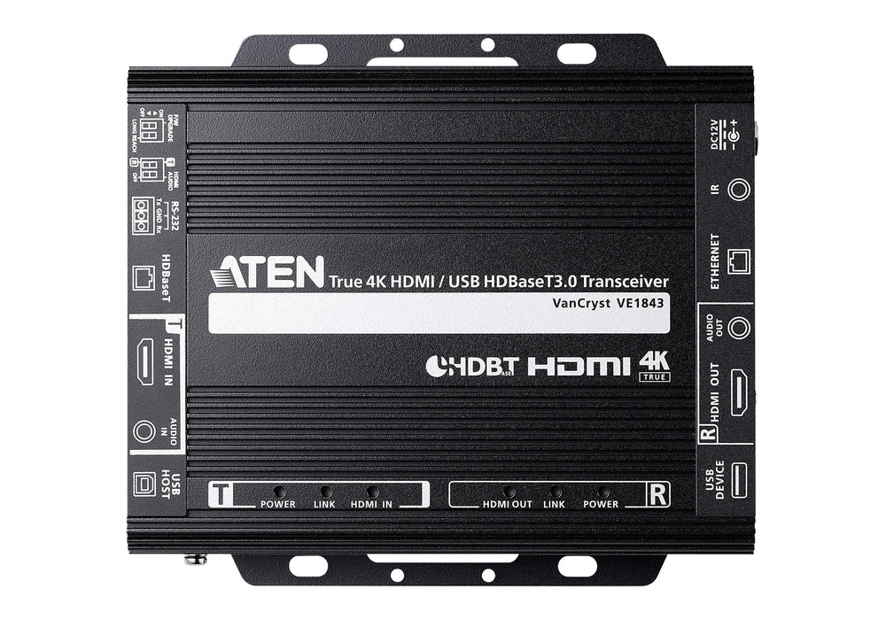 EAN 4710469341267 - ATEN VE1843 Repetidor de señales AV Negro imagen 4