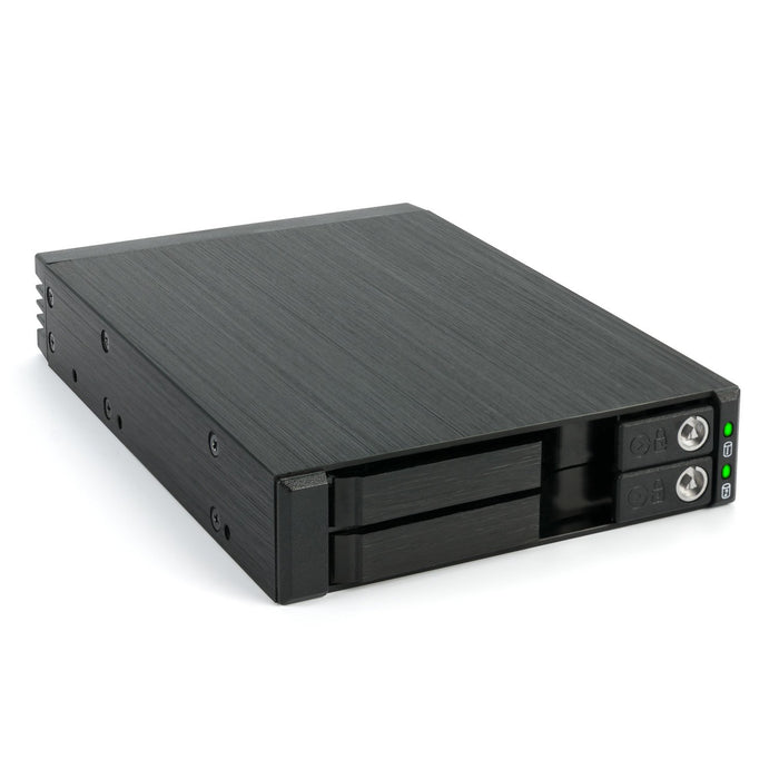 EAN 4250273425123 - Fantec MR-25DUAL Carcasa de disco duro/SSD Negro imagen 2