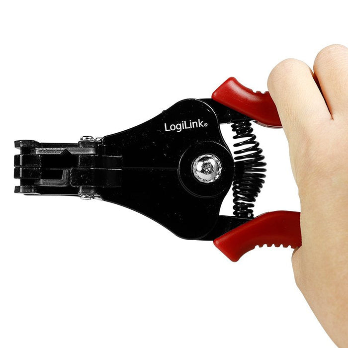 Logilink Pht0102 Crimpadora Herramienta Pelacables Negro, Rojo