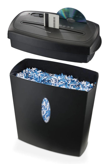 Hama Safe X100cd Destructora De Papel Manual - 460w - 15l - Destruye Hasta 11 Hojas - Velocidad 2m/Min - Corte Cruzado