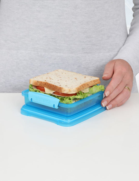 EAN 9414202316462 - Sistema 31646 recipiente de almacenar comida Plaza Contenedor 0,45 L Azul 1 pieza(s) imagen 3