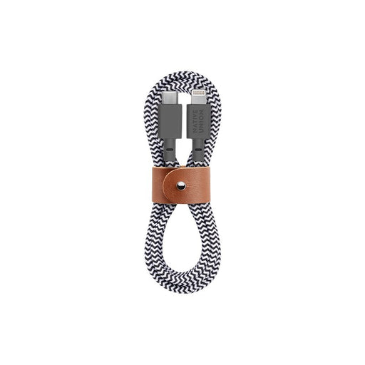 EAN 4895200429777 - Native Union BELT-KV-CL-ZEB-2 cable de conector Lightning 1,2 m Negro, Blanco imagen 1