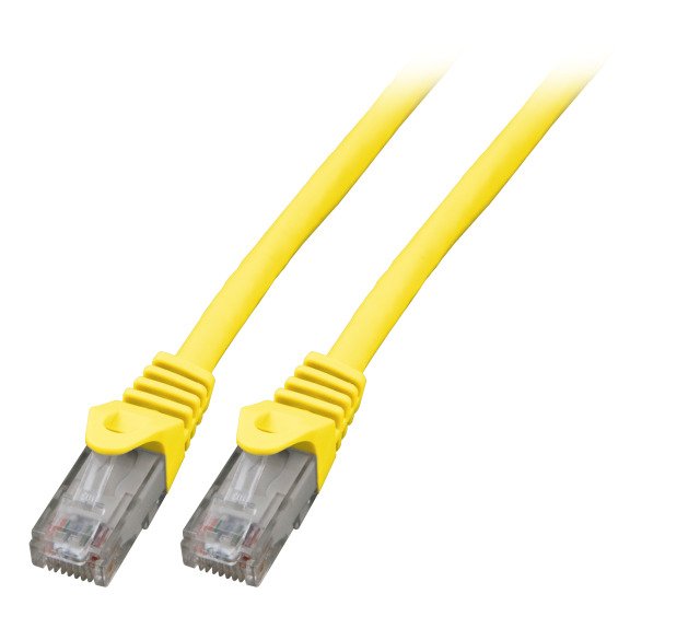 Efb Rj45 Cable De Red Cat.6 U Utp Lszh Cca Gelb 0,5m