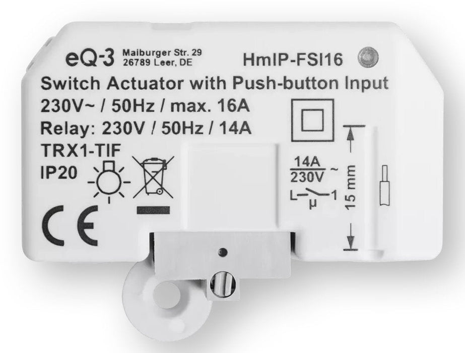 Eq-3 Ag Schaltaktor Con Tastereingang Unterputz