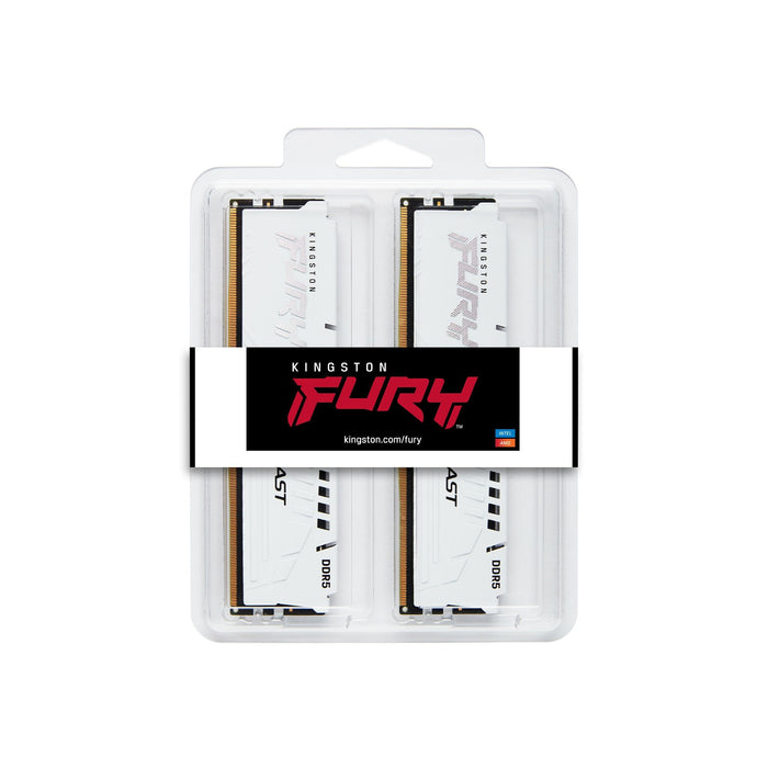 Memoria Kingston Fury Beast White 64gb 2x32gb 5600mhz Ddr5 Cl40 Dimm