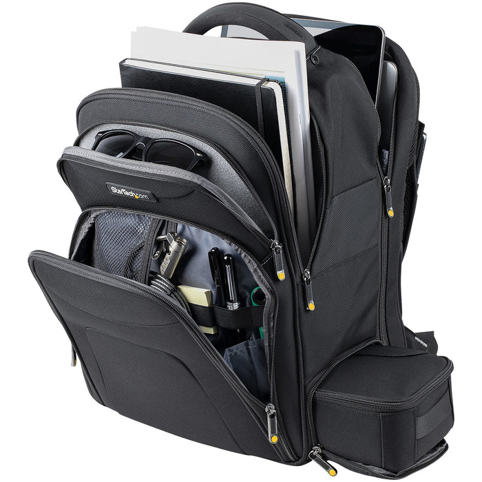 EAN 0065030880909 - StarTech.com NTBKBAG156 maletines para portátil 39,6 cm (15.6") Mochila Negro imagen 4