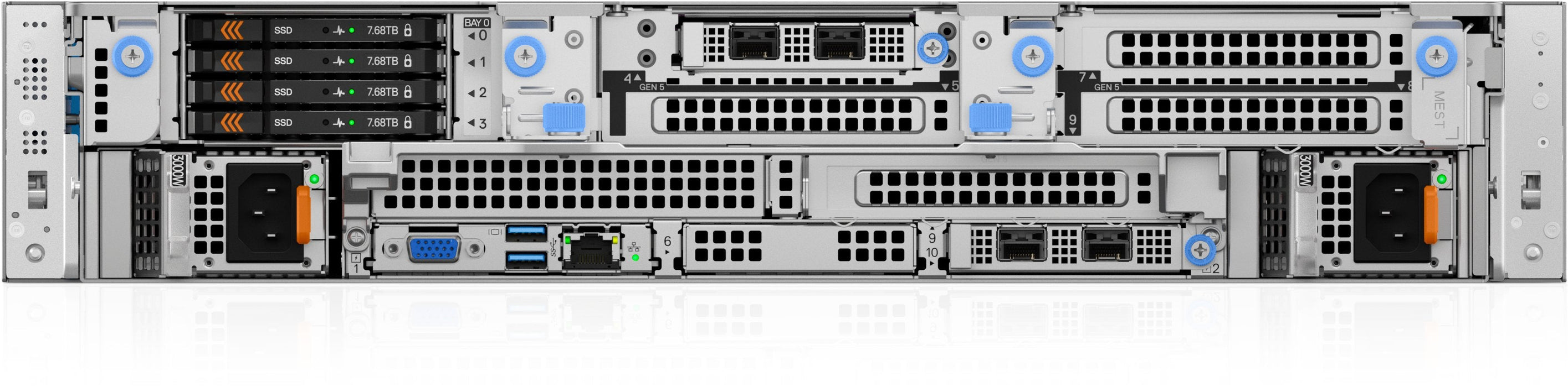 Poweredge R570 Smart Selection 6x2.5  6507p 1x32gb 1x960gb Ssd Sata 2x1100w H965i 3yr Basic Nbd