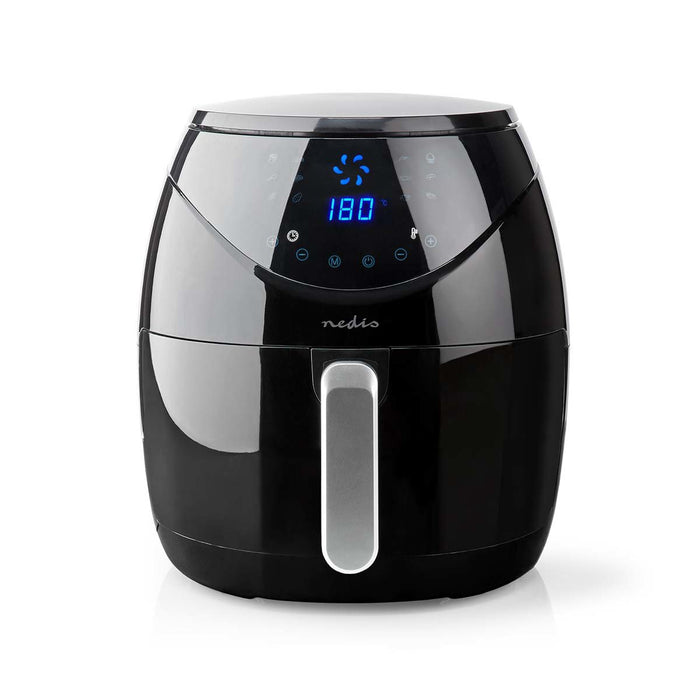 EAN 5412810335350 - Nedis KAAF240EBK freidora Sencillo 4,6 L Independiente 1500 W Freidora de aire caliente Negro imagen 2